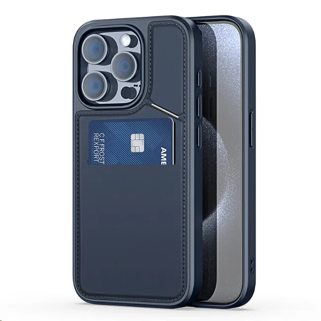 Luxury Blocking Magnetic PU Leather Flip Stand Card Pocket Wallet Phone Case for iPhone 15 Pro Max  Mobile Phone case