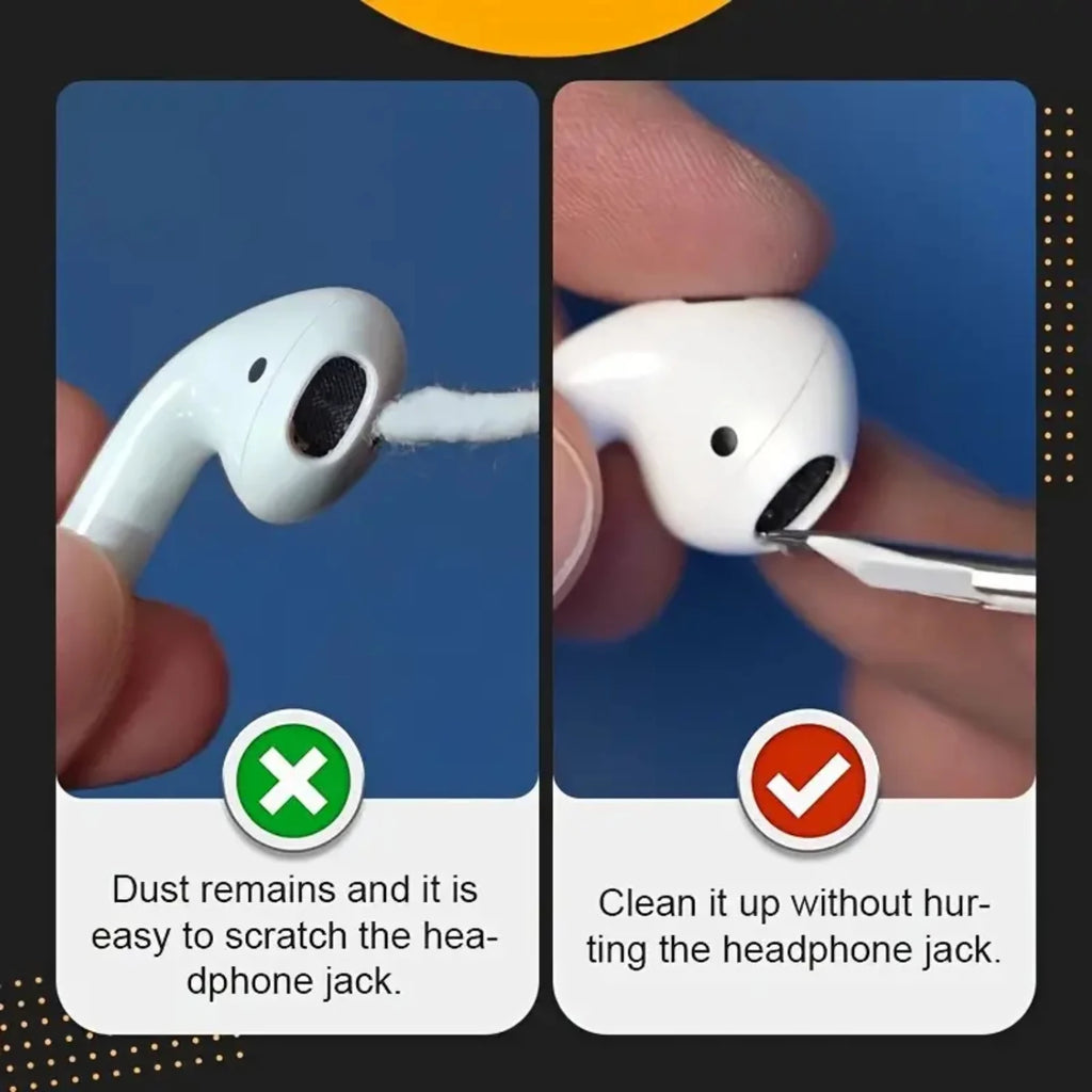 1pc Headset Cleaning Pen Kit Headset Case Airpods Pro 1 2 3 Headset Cleaning Brush Tool