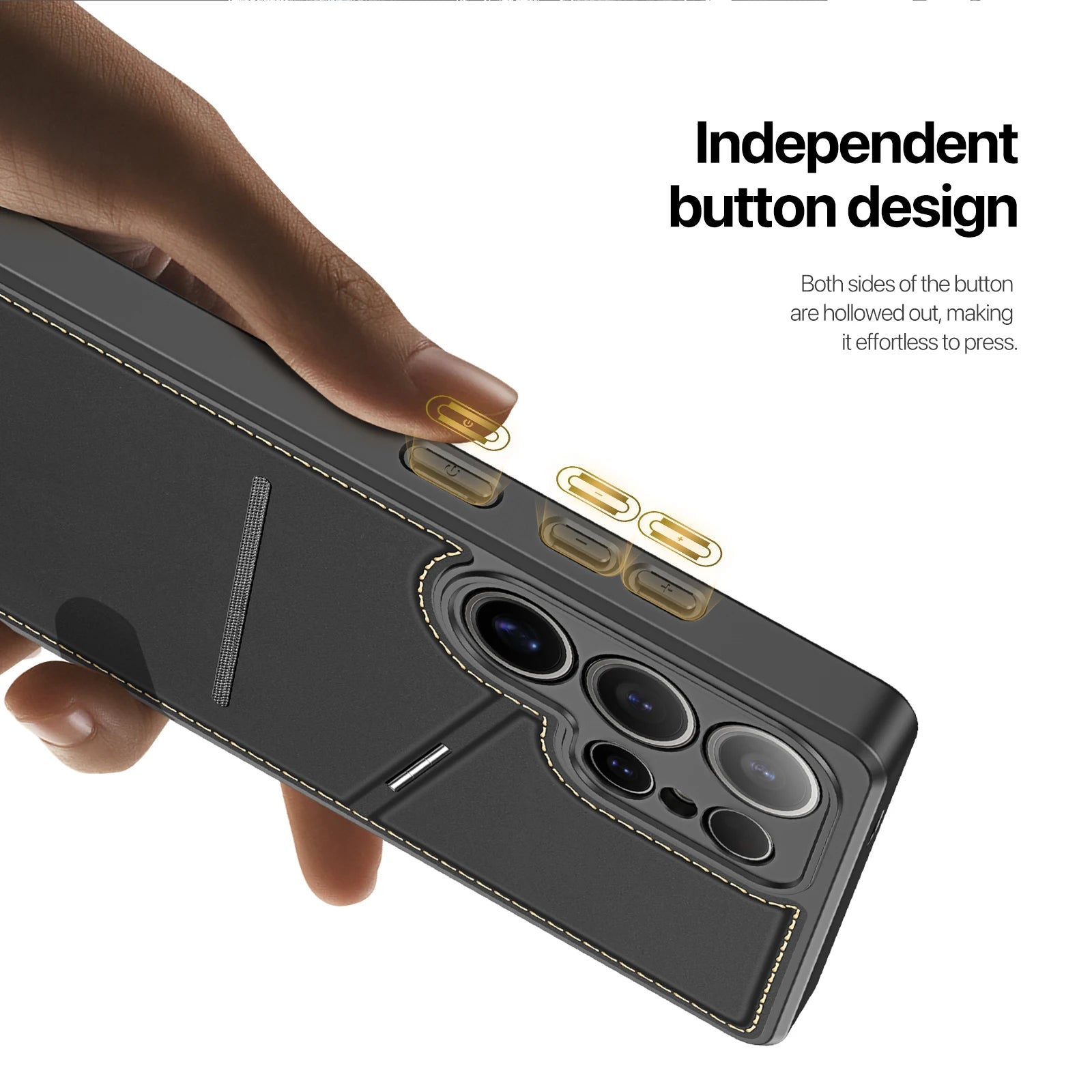 DUX DUCIS Magnetic Case For Samsung Galaxy S25 Ultra, Samsung S25 Edge, Samsung S25, S25 Plus Case Phone Stand Wallet 3in1